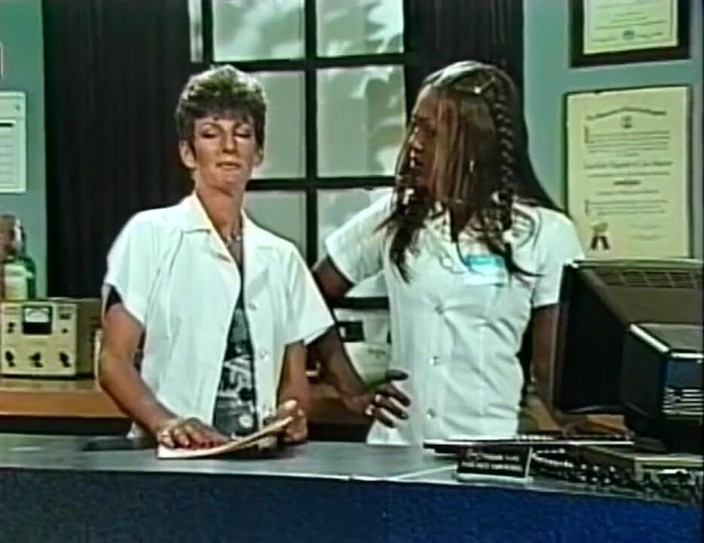 Vintage Usa: Black and white threesome pussy fucking pussy licking in 69 position