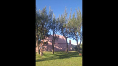 Priscila: La matrigna in bikini nel giardino della casa fa un...