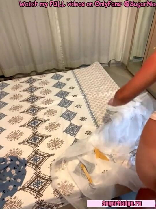 SugarNadya: Vlastní depilace nádherné sladké kundičky