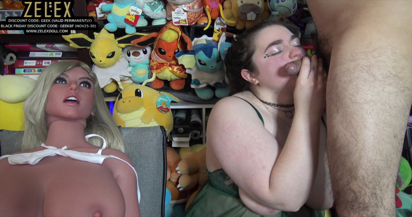LustfulGeeks: Zelex Doll en trío