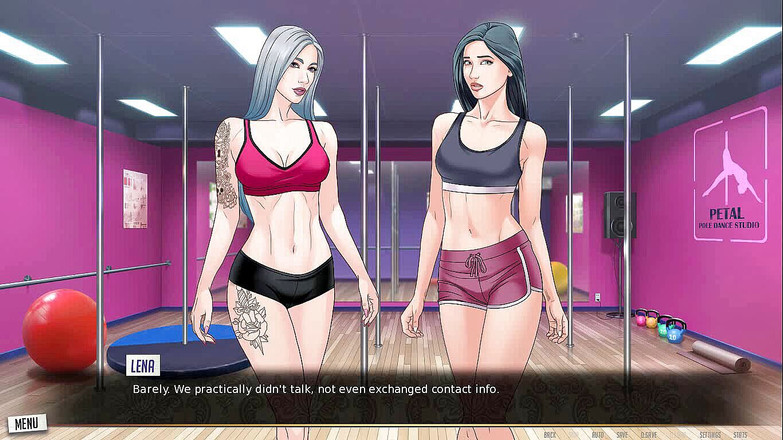 Dirty GamesXxX: Coarda noastră roșie: Lena și prietena ei sexy - ep. 8