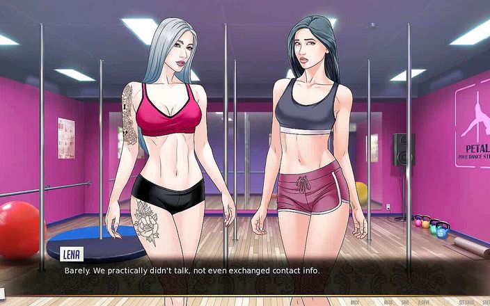 Dirty GamesXxX: Vår röda sträng: Lena och hennes sexiga kvinnliga vän - avsnitt 8