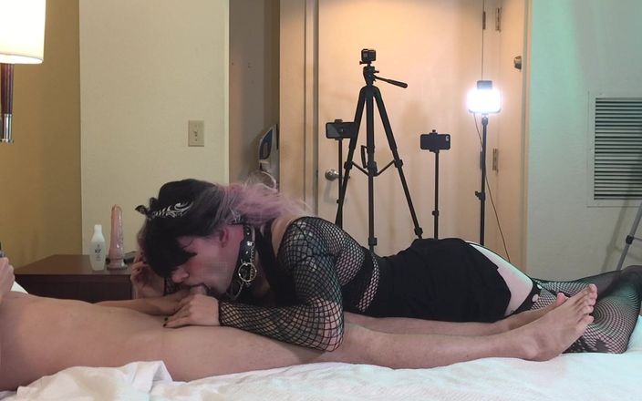 Jake Grand the man: Goth Crossdresser Jade Madison Sucking Cock - Compilation 5