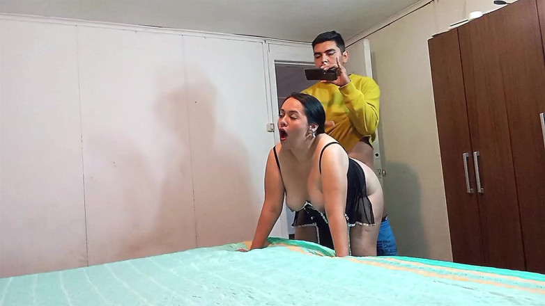BBW Kelly Mom: Moje nevlastní matka dělá věci a já nahrávám její zadek,...