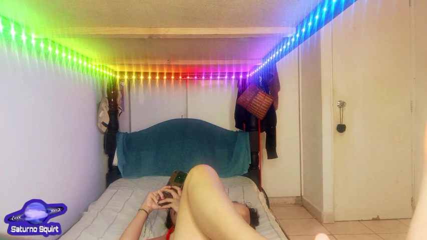 Extreme Foot Fetish, Beautiful Latina Licks, Kisses, Caresses, Fixes Her Nails for Intense Fetishist (Saturno Squirt)