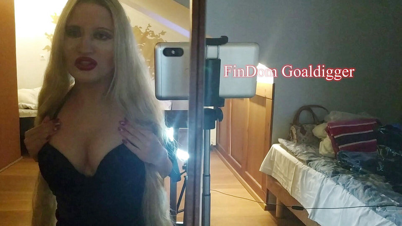 FinDom Goaldigger: 私の前で弱く