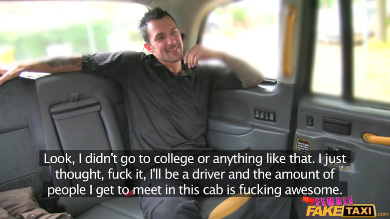 Female Fake Taxi: Female Fake Taxi - Female Taxi Driver Trades a Free Ride...
