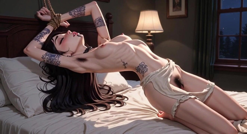 YOUR BEST FANTASY: Ragazze pelose magre nella compilation bondage - disperato e impotente