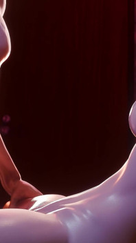 D.va Washroom Gangbang - Shared with Two Guys Overwatch 3D Animation
