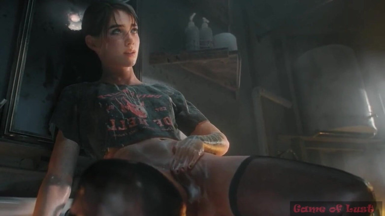Game of Lust 3D: Gol Элли Halo трах в ванной с камшотом