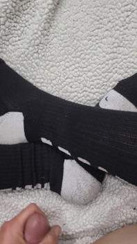 Cum on Nike Elite Socks