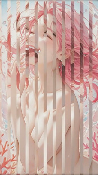 Joyful Nude Laughing in Sunny Splashes