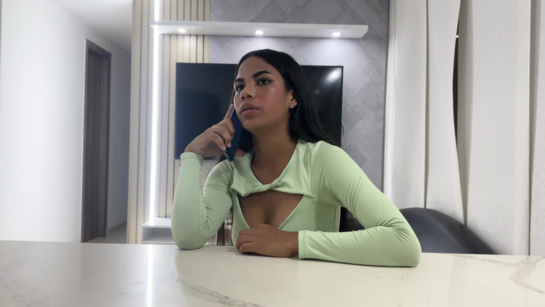 Erick and zoe: While My Sexy Horny Friend Talks on Call with Her...