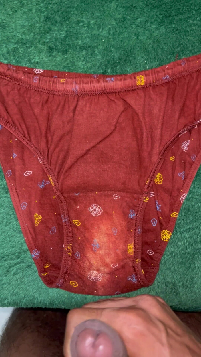 Cumlover35804: Got Rid of the Stress by Masturbating Shakutla Dirty Panties