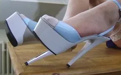 This German Stepdaughter Lets Stepdaddy Cum on Her Feet