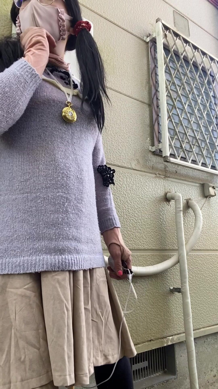 megu2002: No.117 Masturbating in the Shadows of a Neighbor's House