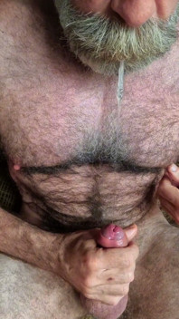 Hairy Stepdaddy Masturbates