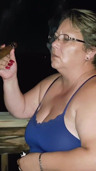 Huge Cigar Smoking
