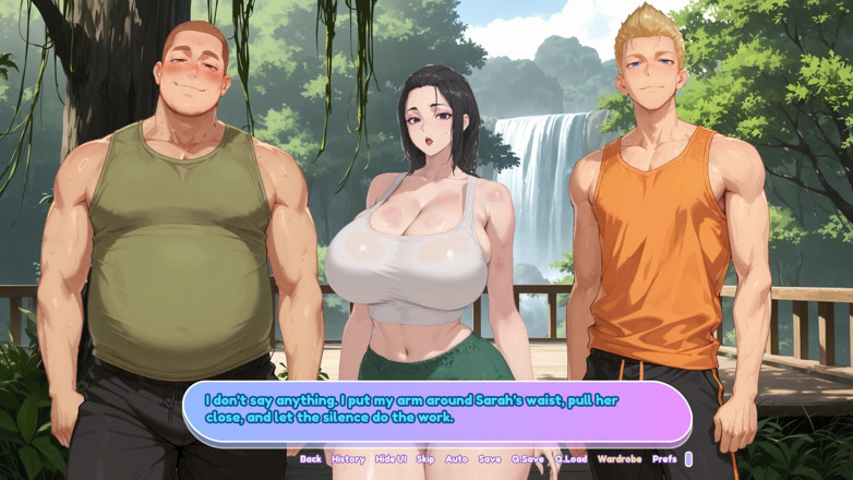 Dirty GamesXxX: Inquebrável marido fode sua esposa na floresta enquanto seus amigos...