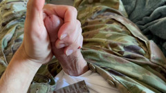 Gay Soldier Stuff: ジョッキーYフロントタイトな白紙を着てオナニーする米陸軍兵士!