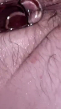 My Ass with My New Glass Butt Plug