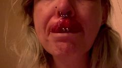 Teasing You All with My Long Pierced Tongue