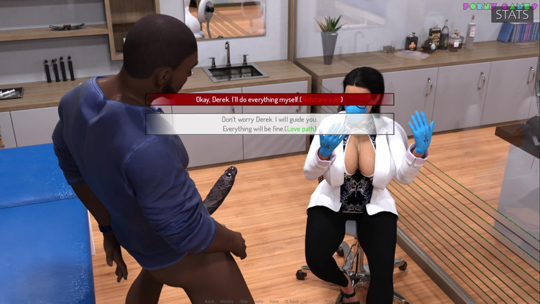 Porny Games: Специальная медицинская помощь от 10ki - анальная сессия в офисе доктора 2