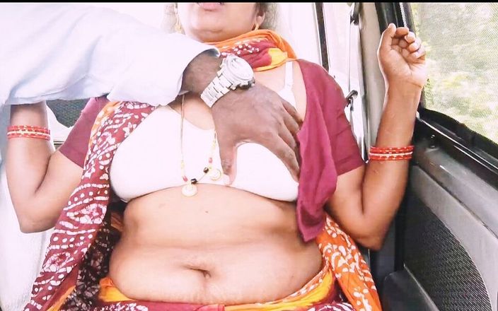 Telugu Honey Lips: Une belle-mère et son beau-fils desi baisent dans une voiture...