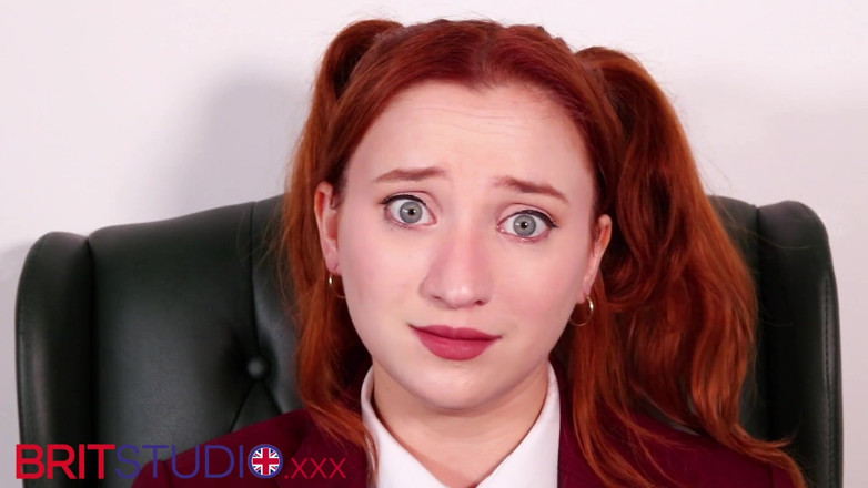 Brit Studio: Hot 19 Year Old Redhead Wants You to Wank and Eat...