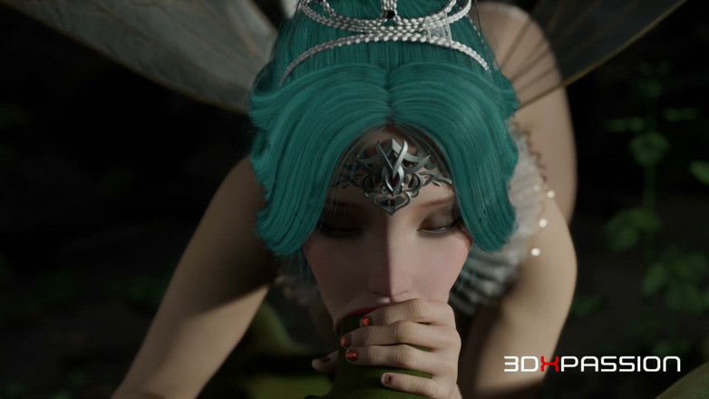 3dxpassion: Fairy &amp; Orc Secret Forest Nights - Blowjob, Anal &amp; Huge Cumshots
