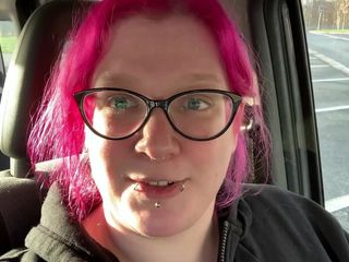 Abby Strange: Chubby German Abby Strange - Pee Compilation, Outdoor Pissing