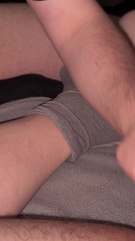 Jerking off @jerkbuddy 's Hot Little Dick Until He Cums