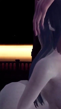 Ghost Girl Głębokie gardło | Porno 3D
