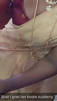 穿着性感纱丽服操 chithi/chaachi - 第 1 部分