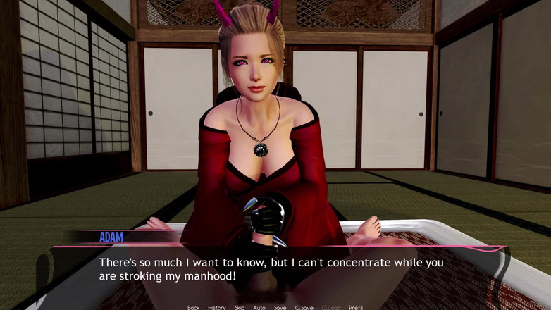 3D Cartoon Porn: Murmur 2 - godin van D. Adam aftrekken totdat hij klaarkomt