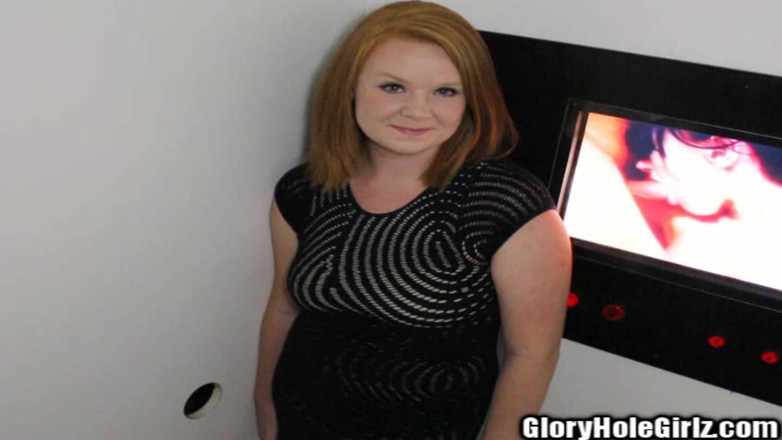 Glory Hole Girlz: หีตูดนมใหญ่สาวแดงกลืนน้ำว่า ควยแดงรูตูดแดงจัดเต็มใน glory hole ยัดรูตูดแดงลึกๆ