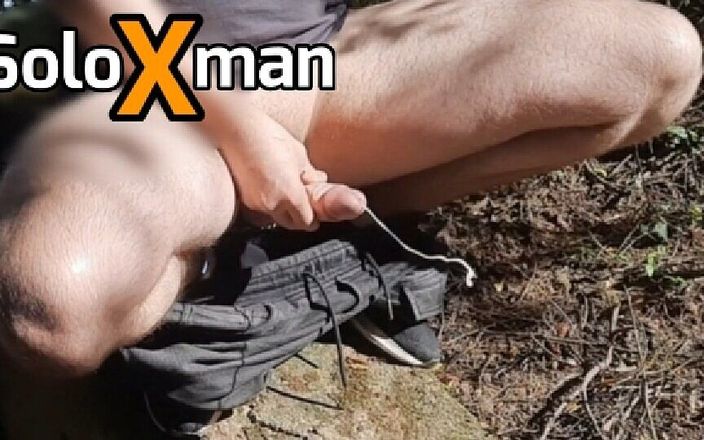 Solo X man: Onanera offentligt. Skynda dig till orgasm - Solo Xman