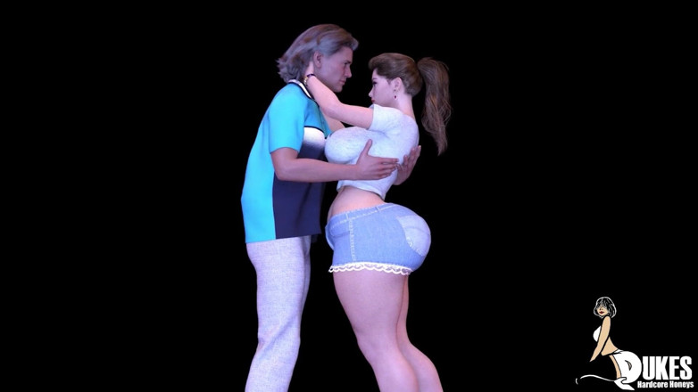 Dukes Hardcore Honeys: Una bbc se folla a su enamorado de la universidad...