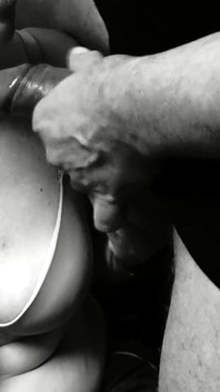 One Minute Blowjob & Massive Tit Cumshot