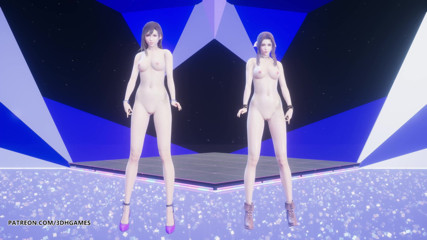 3D-Hentai Games: [MMD] TAEYEON - INVU Aerith Tifa Lockhart hot naked dance final...
