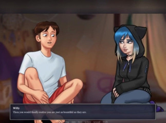 3DXXXTEEN2 Cartoon: Upevněte si bezpečnostní pásy na drsnou noc. 3D porno kreslený sex