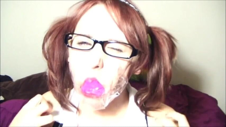 Selfgags classic: Interruptive Girl: My teacher made me gag myself with her...
