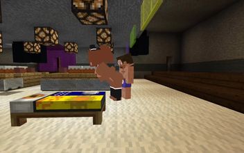 Minecraft Fapcraft: Fazclaire’s Nightclub Edition Fucking Frennie Freddy in the Ass and Pussy