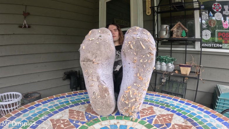 Mr Dimples: I Show off My Dirty Socks and Feet