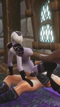 Draenei Has Some Bedroom Fun - Warcraft Porn Parody