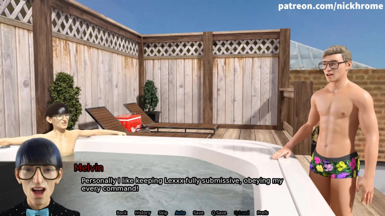 Visual Novels: SexBot 56 - labă lângă piscină
