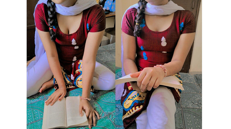 Horney_Ankita: Indiana professora do interior fode sua aluna com buceta apertada,...