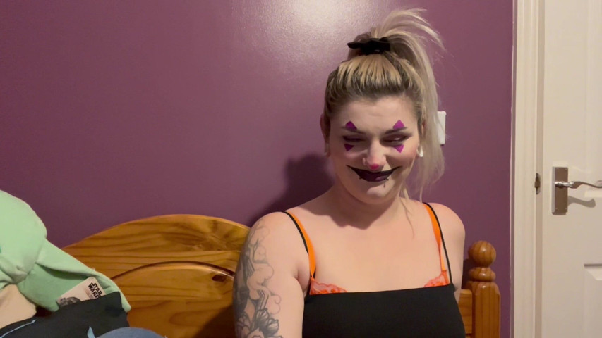 Clown Step-sister Spots You Creeping JOI Game (EeveeXo) Clown Step-sister Spots You Creeping JOI Game (EeveeXo)