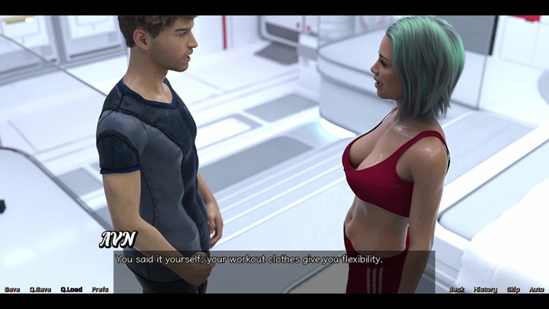 AVN Teller: 宇宙に取り残された - フェムドムの女主人にキスを借りる