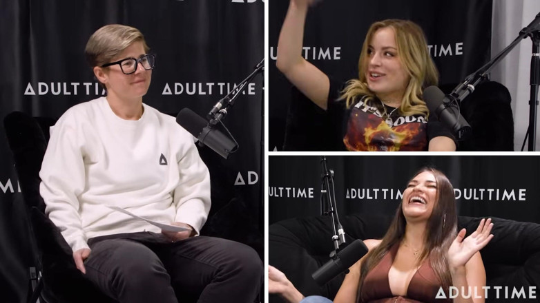 Adult Time Podcast: Гізель Бланко &amp; Анна Клер Хмари феромони, ножиці , &amp; кущ | Підкас для дорослих